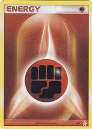 Fighting Energy (Lucario) 11 - DP Trainer Kit Manaphy & Lucario