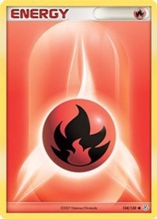 Fire Energy 124/130 - Diamond and Pearl