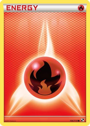 Fire Energy 106/114 - Black and White