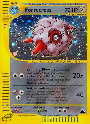 Forretress (H8) H8/144 - Skyridge Holofoil