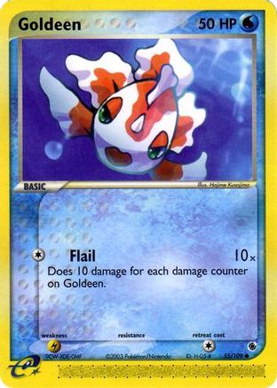 Goldeen 55/109 - Ruby and Sapphire Reverse Holofoil
