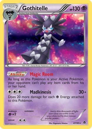 Gothitelle (47) 47/98 - Emerging Powers Reverse Holofoil