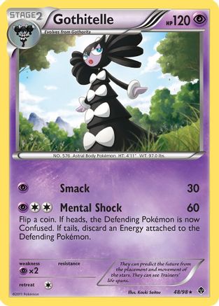 Gothitelle (48) 48/98 - Emerging Powers Reverse Holofoil