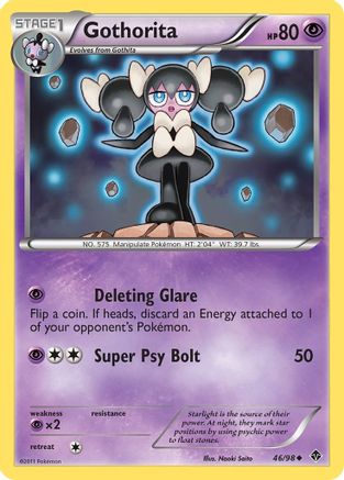 Gothorita (46) 46/98 - Emerging Powers Reverse Holofoil