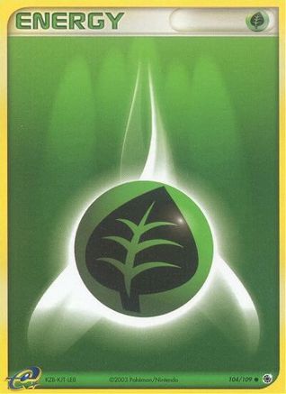 Grass Energy 104/109 - Ruby and Sapphire Reverse Holofoil