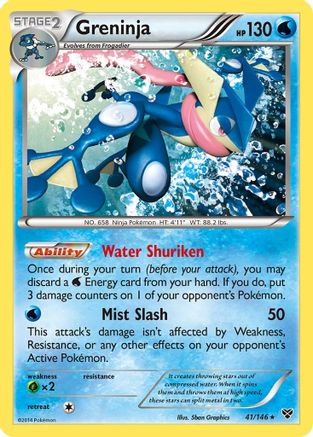 Greninja 41/146 - XY Base Set Holofoil