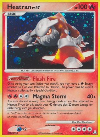 Heatran (6) 6/146 - Legends Awakened Reverse Holofoil