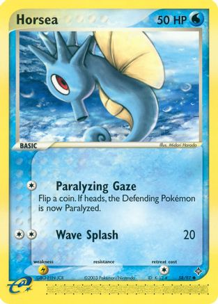 Horsea - 58/97 58/97 - Dragon Reverse Holofoil