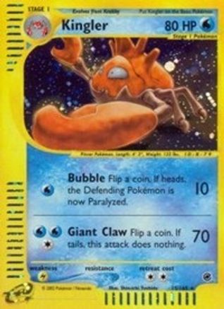 Kingler (15) 15/165 - Expedition Holofoil