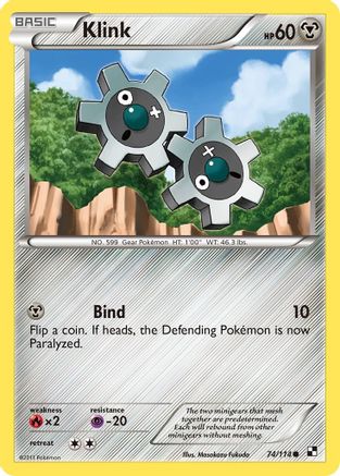 Klink 74/114 - Black and White Reverse Holofoil