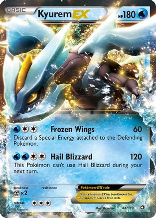 Kyurem EX 44/113 - Legendary Treasures Holofoil