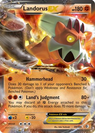 Landorus EX 89/149 - Boundaries Crossed Holofoil