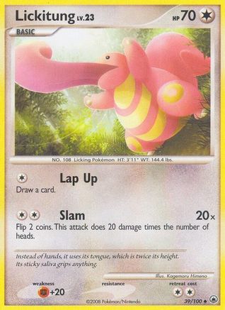 Lickitung 39/100 - Majestic Dawn