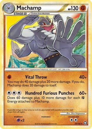 Machamp 26/102 - Triumphant Reverse Holofoil