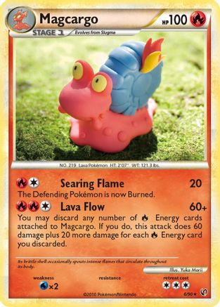 Magcargo 6/90 - Undaunted Holofoil
