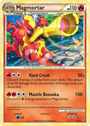 Magmortar 2/95 - Unleashed Reverse Holofoil