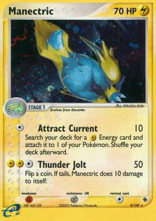 Manectric - 9/109 9/109 - Ruby and Sapphire Reverse Holofoil