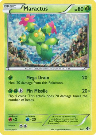 Maractus - 2/12 2/12 - McDonalds Promos 2011 Holofoil