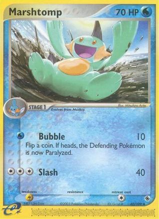 Marshtomp - 40/109 40/109 - Ruby and Sapphire Reverse Holofoil