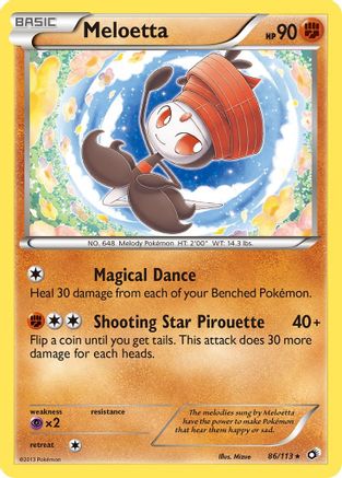 Meloetta (86) 86/113 - Legendary Treasures