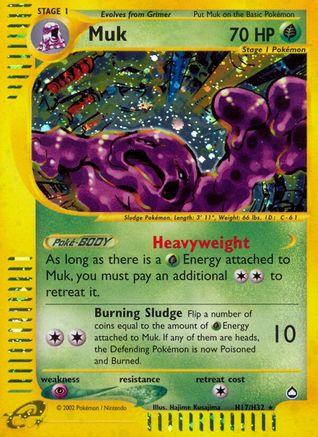 Muk (H17) H17/147 - Aquapolis Holofoil