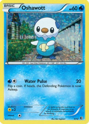 Oshawott - 4/12 4/12 - McDonalds Promos 2011 Holofoil