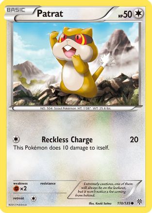 Patrat (110) 110/135 - Plasma Storm Reverse Holofoil