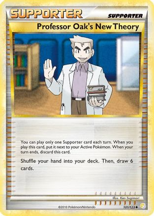 Professor Oak's New Theory 101/123 - HeartGold SoulSilver