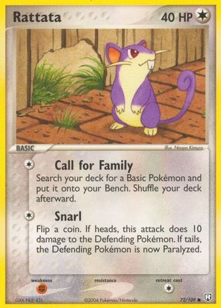 Rattata - 072/109 72/109 - Team Rocket Returns