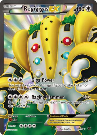 Regigigas EX (99 Full Art) 99/99 - Next Destinies Holofoil