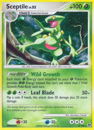 Sceptile 8/106 - Great Encounters Holofoil