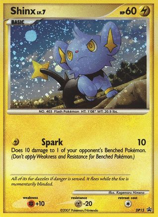 Shinx - DP15 DP15/56 - Diamond and Pearl Promos Holofoil