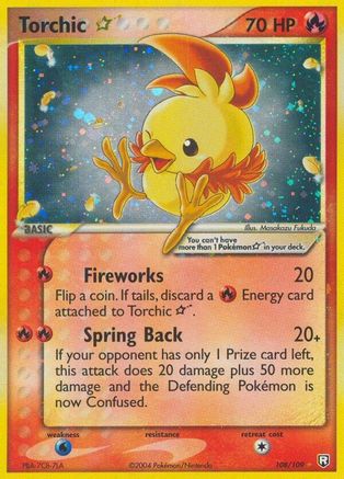Torchic Star 108/109 - Team Rocket Returns