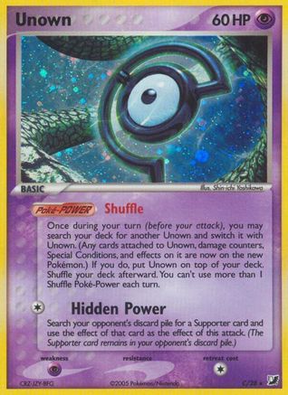 Unown (C) C/115 - Unseen Forces Holofoil