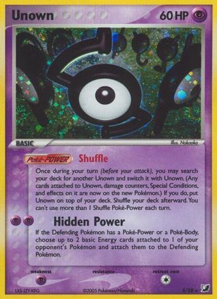 Unown (S) S/115 - Unseen Forces Holofoil