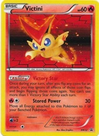 Victini - BW32 BW32/101 - Black and White Promos Holofoil