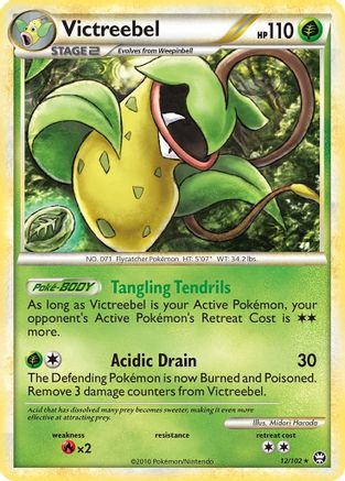 Victreebel 12/102 - Triumphant Reverse Holofoil