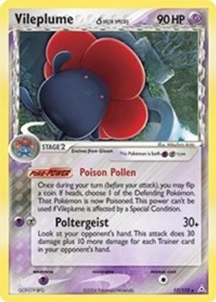 Vileplume (Delta Species) 17/110 - Holon Phantoms Reverse Holofoil
