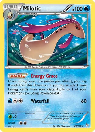 Milotic 23/106 - XY  Flashfire Holofoil