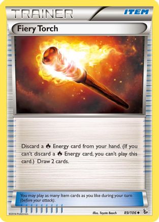 Fiery Torch 89/106 - XY  Flashfire