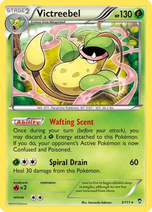 Victreebel 3/111 - XY  Furious Fists Reverse Holofoil