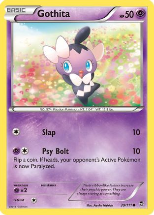 Gothita 39/111 - XY  Furious Fists
