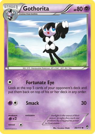 Gothorita 40/111 - XY  Furious Fists