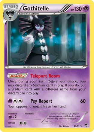 Gothitelle 41/111 - XY  Furious Fists