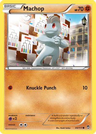 Machop 44/111 - XY  Furious Fists Reverse Holofoil