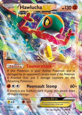 Hawlucha EX 64/111 - XY  Furious Fists Holofoil