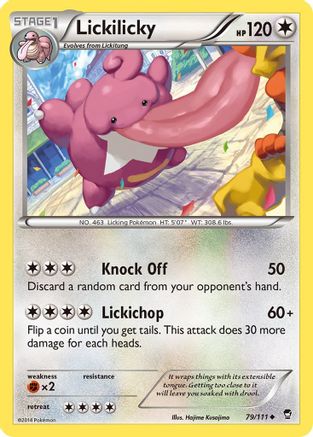 Lickilicky 79/111 - XY  Furious Fists Reverse Holofoil