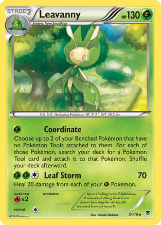Leavanny 7/119 - XY  Phantom Forces