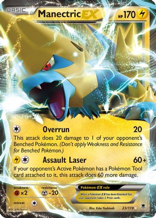 Manectric EX 23/119 - XY  Phantom Forces Holofoil