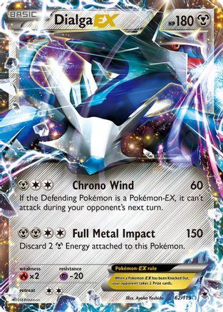 Dialga EX 62/119 - XY  Phantom Forces Holofoil